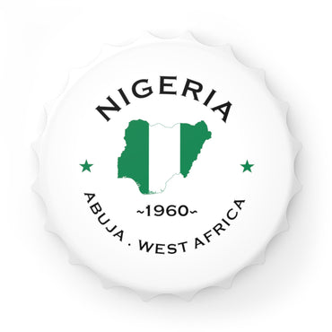 Nigeria Bottle Opener and Fridge Magnet