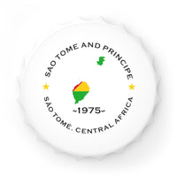 Sao Tome and Principe Bottle Opener and Fridge Magnet