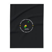 Sao Tome and Principe Inspired Premium Fleece blanket