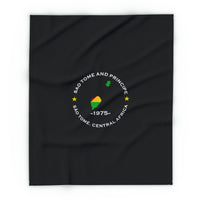 Sao Tome and Principe Inspired Premium Fleece blanket