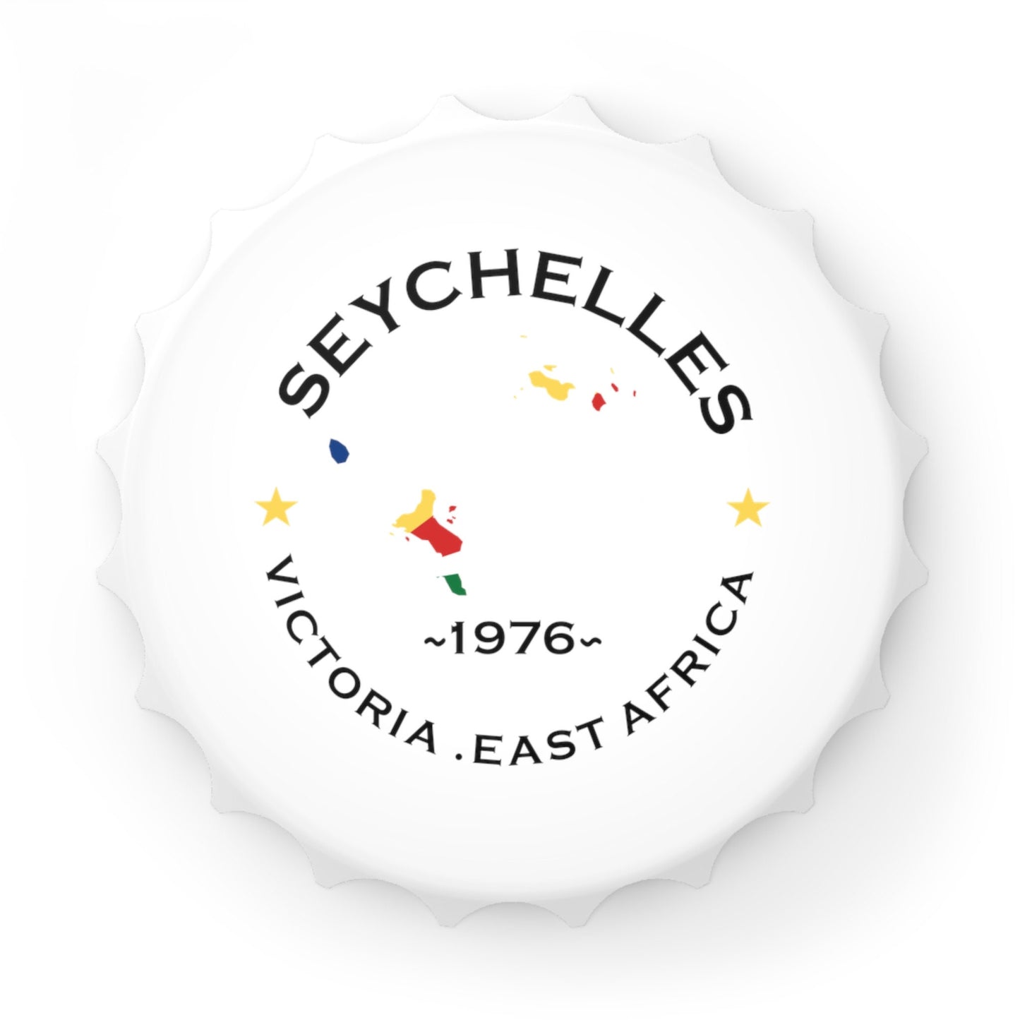 Seychelles Bottle Opener and Fridge Magnet