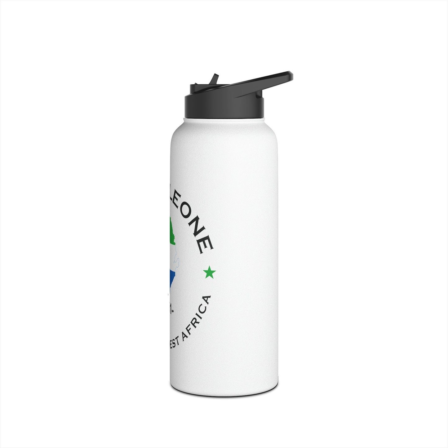 Sierra Leone Stainless Steel Water Bottle.