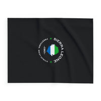 Sierra Leone Inspired Premium Fleece blanket