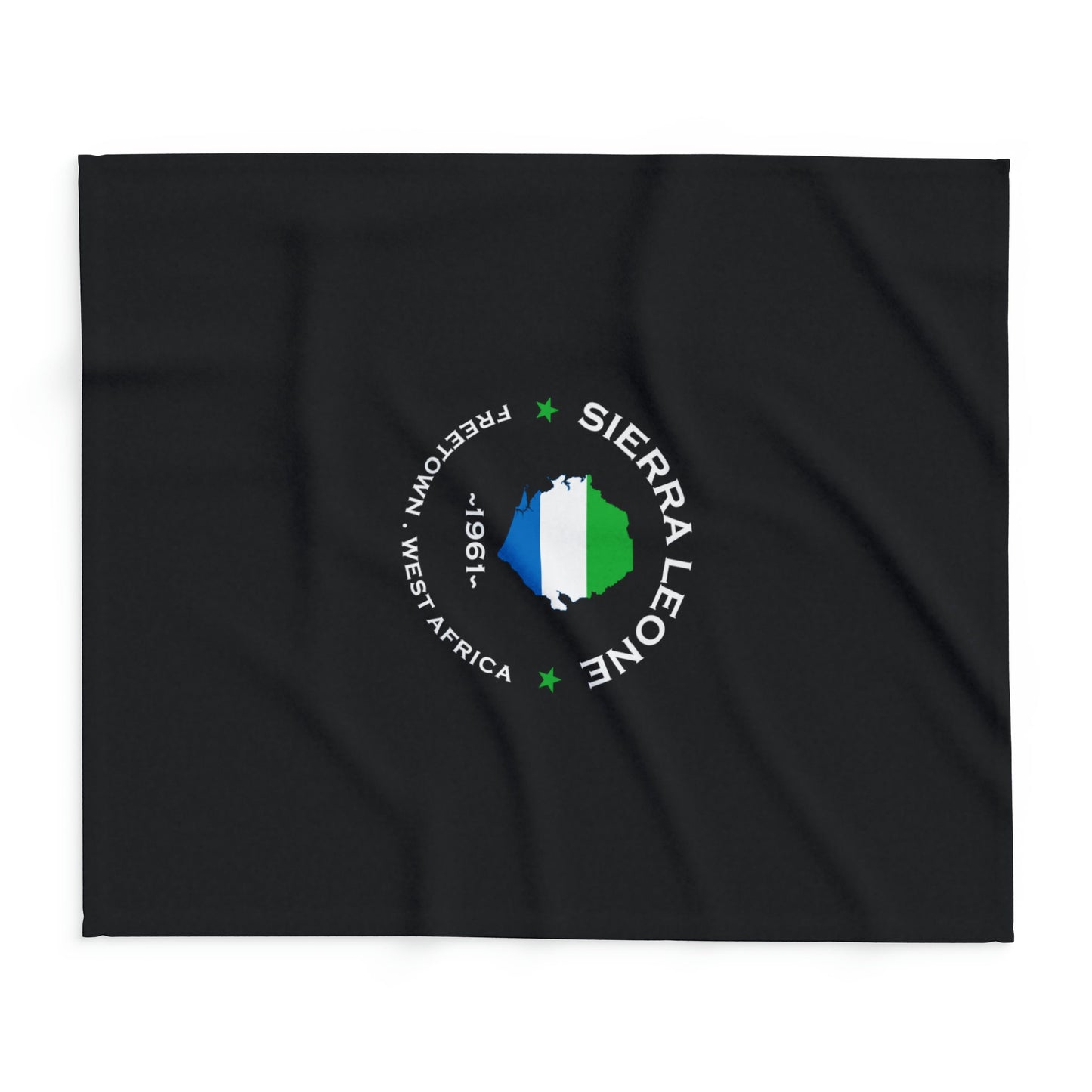 Sierra Leone Inspired Premium Fleece blanket