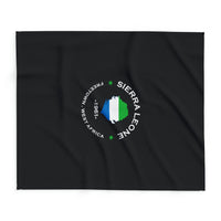 Sierra Leone Inspired Premium Fleece blanket