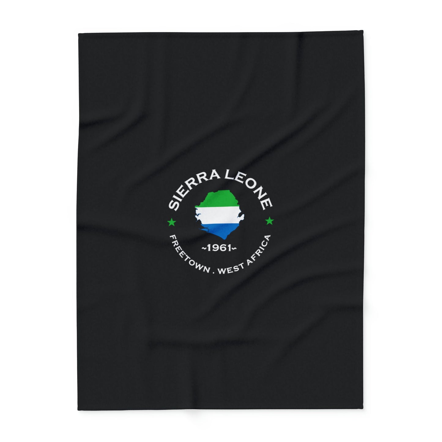 Sierra Leone Inspired Premium Fleece blanket