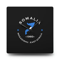 Somalia Acrylic Wall Clock