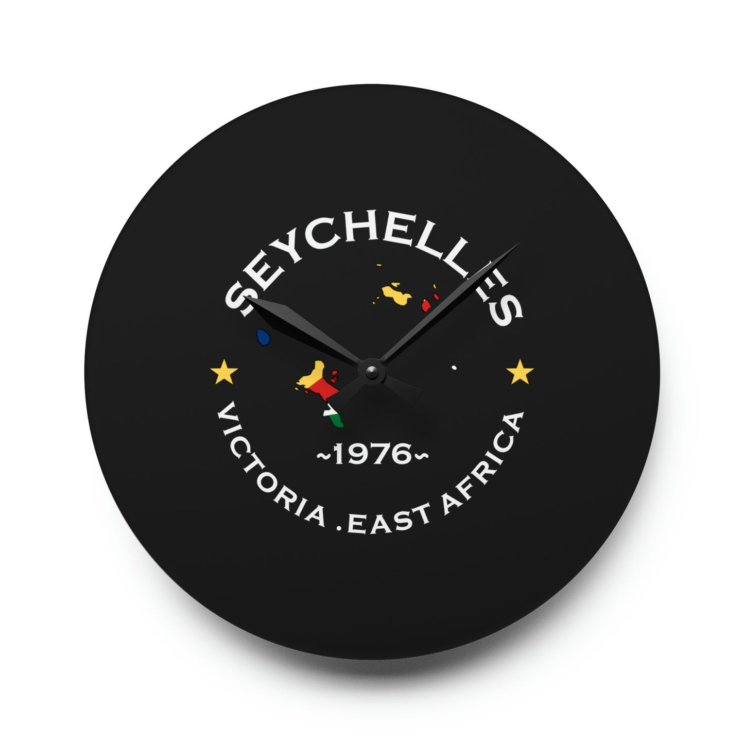 Seychelles Acrylic Wall Clock