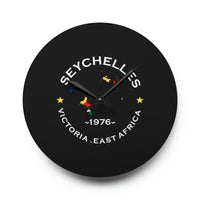 Seychelles Acrylic Wall Clock