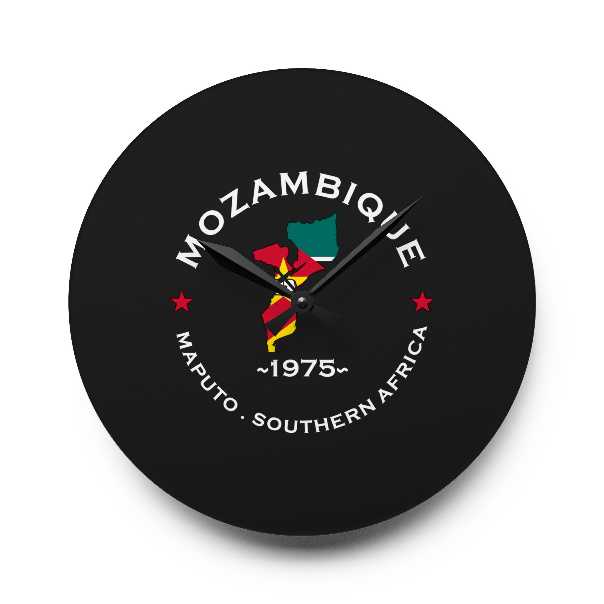 Mozambique Acrylic Wall Clock