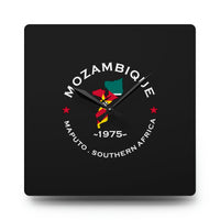 Mozambique Acrylic Wall Clock