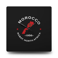 Morocco Inspired Acrylic Wall Clock