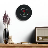 Malawi Acrylic Wall Clock