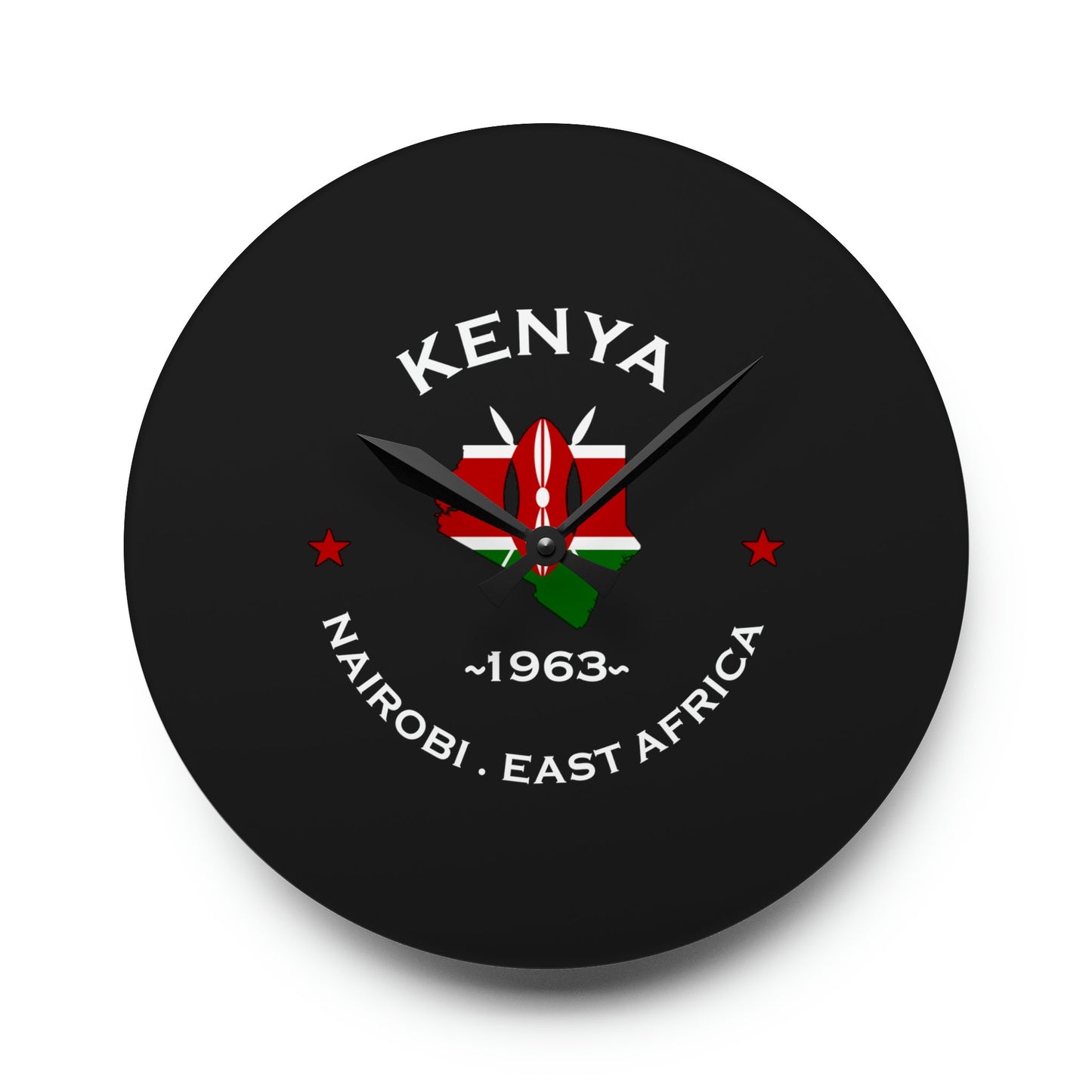 Kenya Acrylic Wall Clock