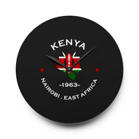 Kenya Acrylic Wall Clock