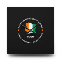 Ivory Coast (Côte d'Ivoire) Acrylic Wall Clock