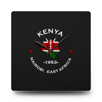 Kenya Acrylic Wall Clock