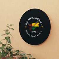 Guinea-Bissau Acrylic Wall Clock