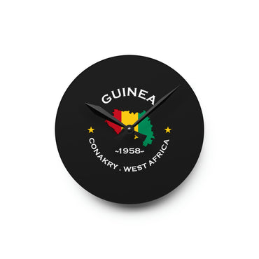 Guinea Acrylic Wall Clock