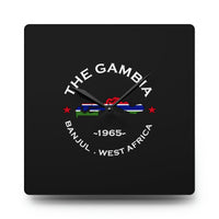 Gambia Acrylic Wall Clock