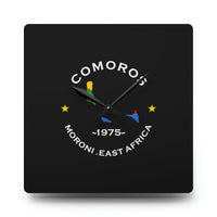 Comoros Acrylic Wall Clock