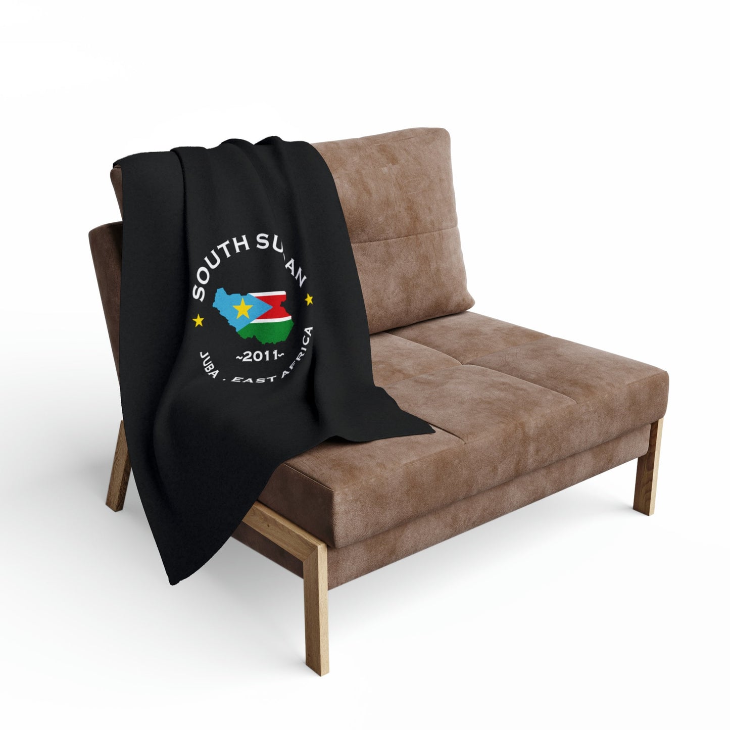 South Sudan Premium Fleece blanket