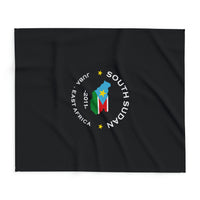 South Sudan Premium Fleece blanket