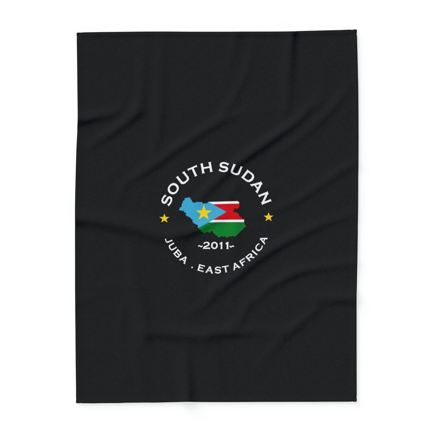 South Sudan Premium Fleece blanket