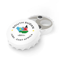 South Sudan Bottle Opener and Fridge Magnet