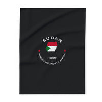 Sudan Inspired Premium Fleece blanket