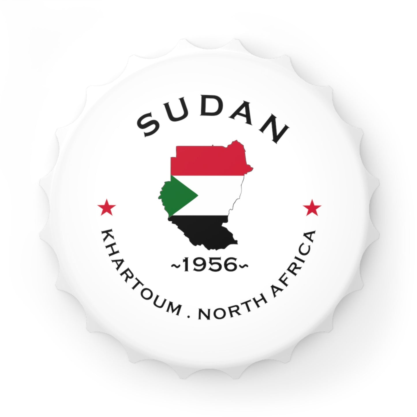 Sudan Bottle Opener and Fridge Magnet