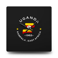 Uganda Acrylic Wall Clock