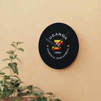 Uganda Acrylic Wall Clock