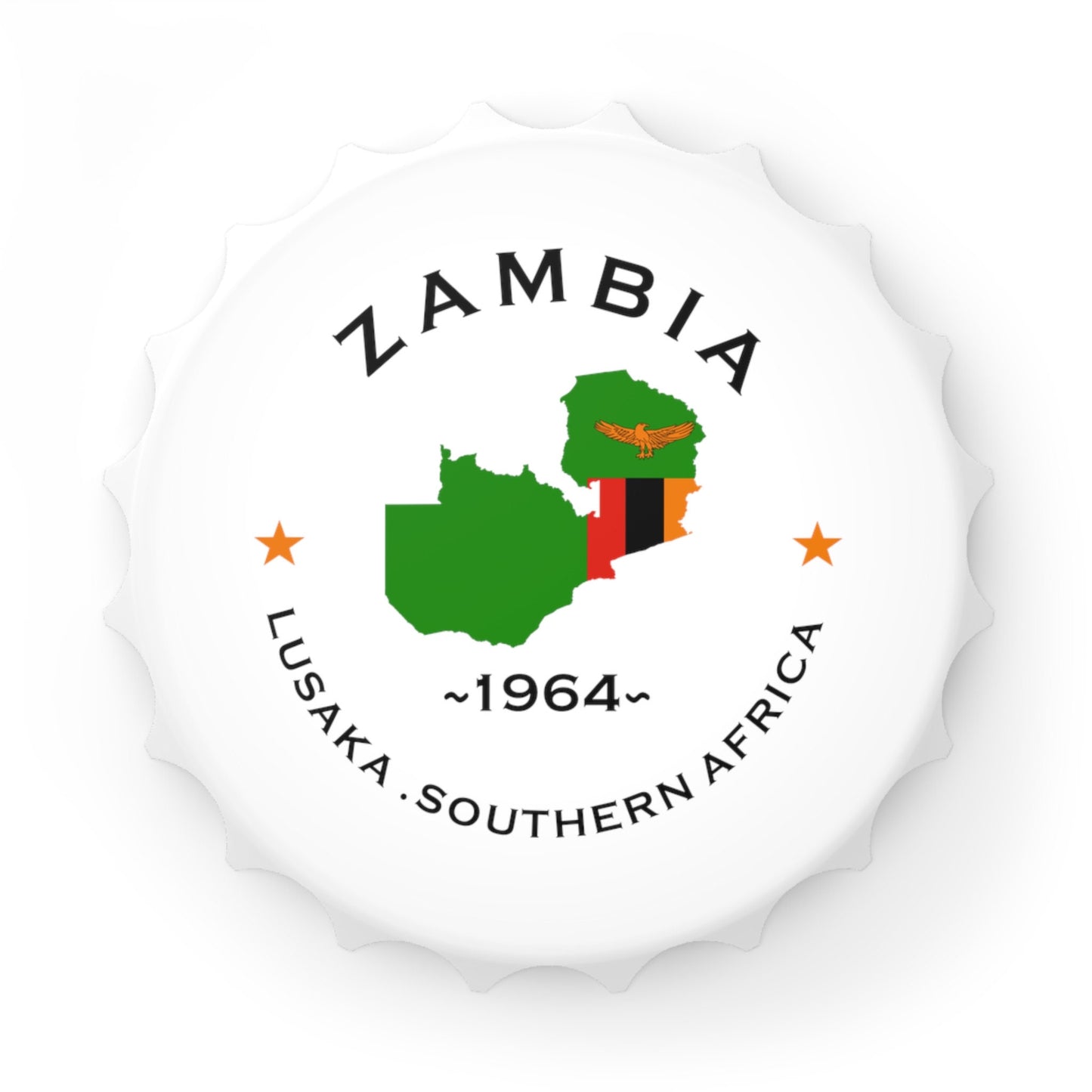 Zambian Bottle Opener and Fridge Magnet.