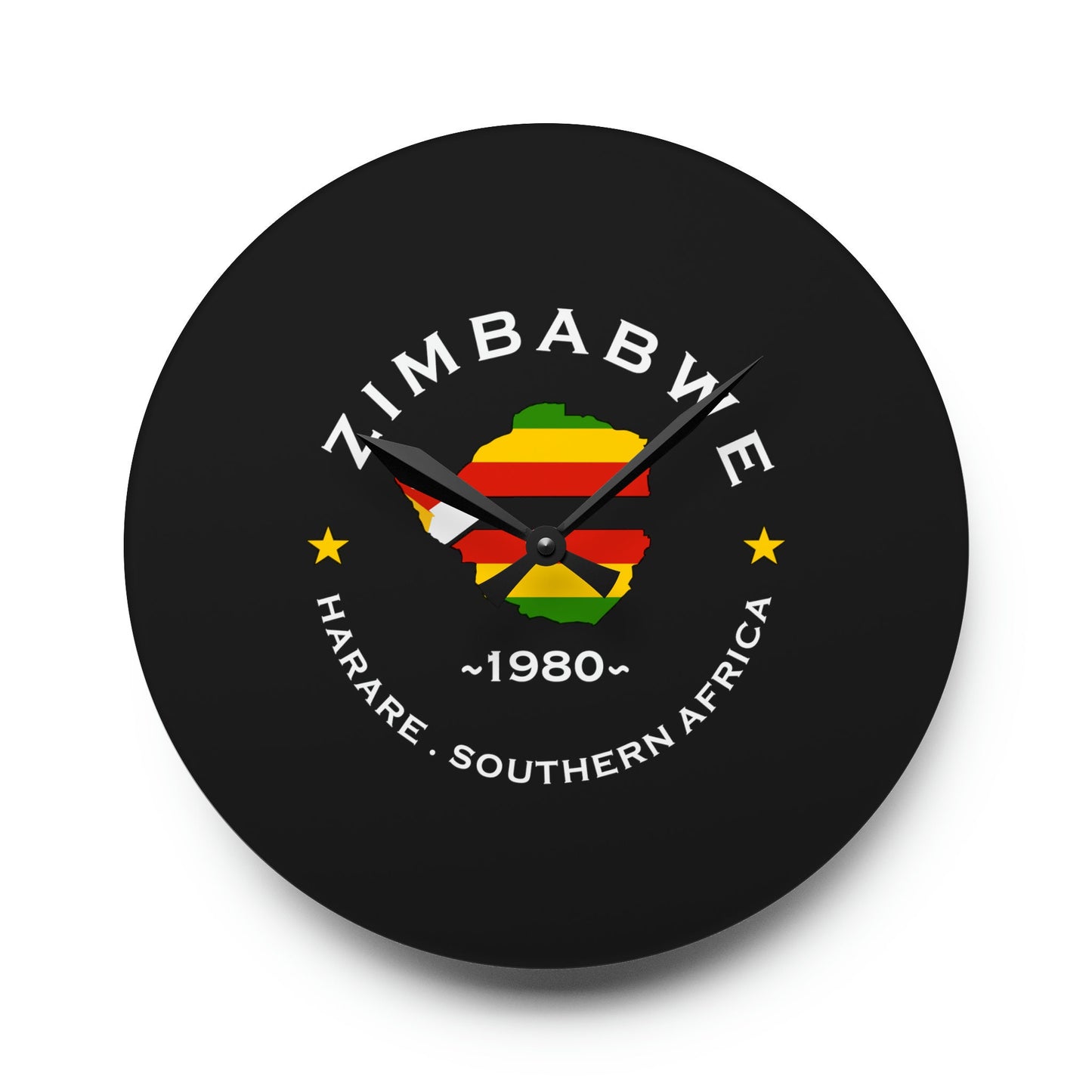 Zimbabwe Acrylic Wall Clock