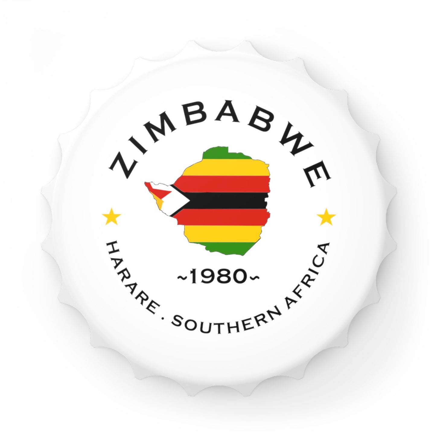 Zimbabwe Bottle Opener and Fridge Magnet