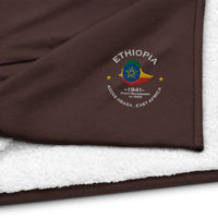 Ethiopian Premium sherpa blanket