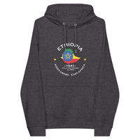 Ethiopian Unisex eco raglan hoodie