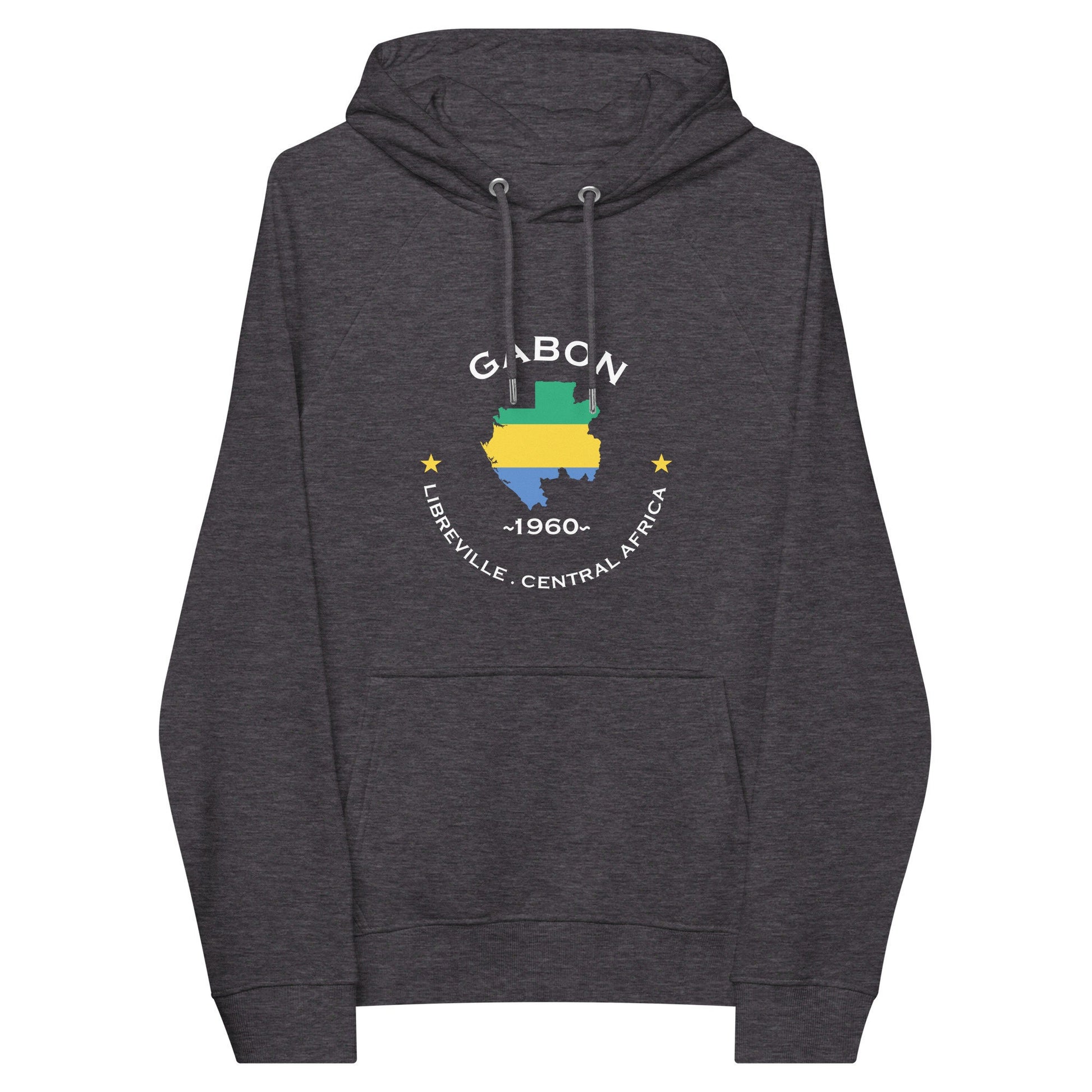 Gabonese Unisex eco raglan hoodie