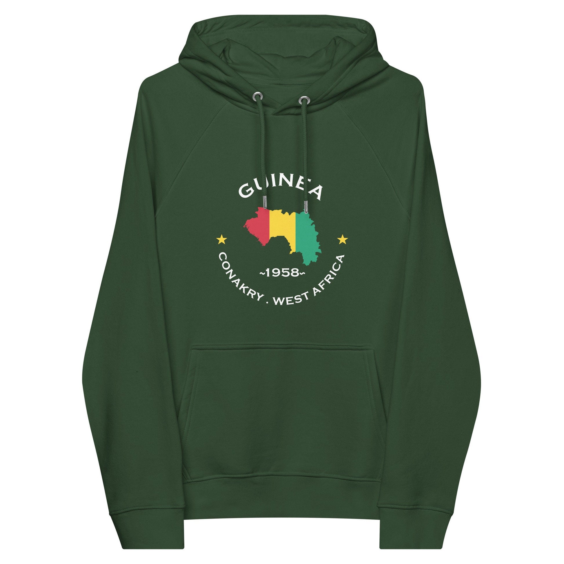 Guinean Unisex eco raglan hoodie