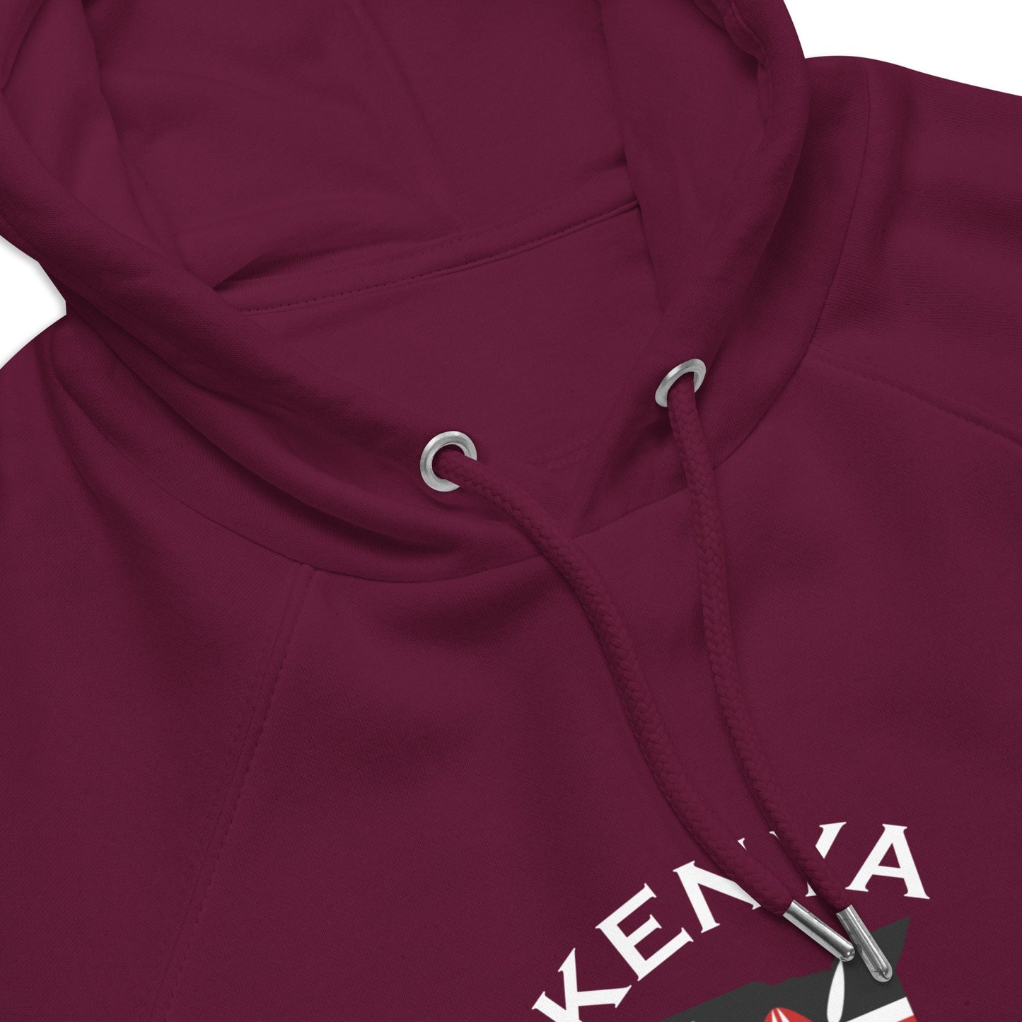 Kenyan Unisex eco raglan hoodie