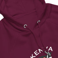 Kenyan Unisex eco raglan hoodie