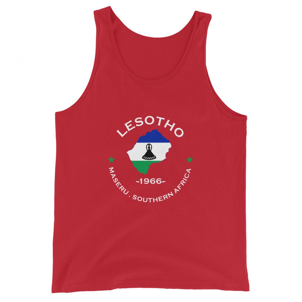 Lesothoan Unisex Tank Top