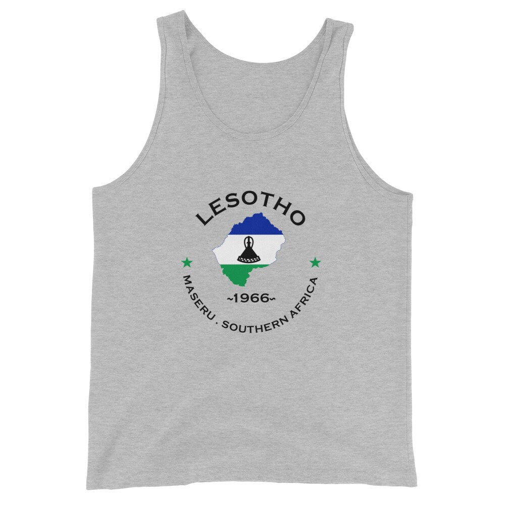 Lesothoan Unisex Tank Top