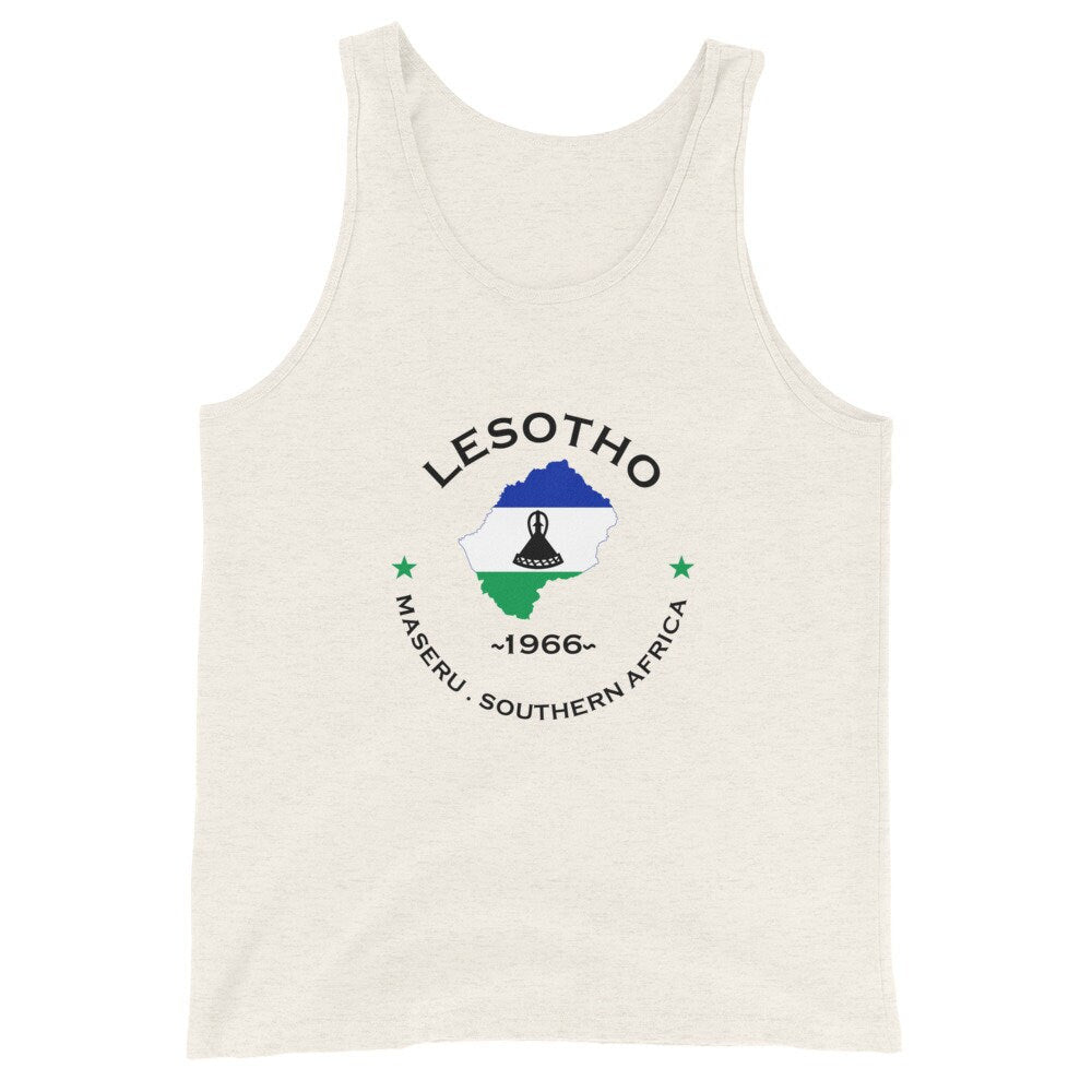 Lesothoan Unisex Tank Top