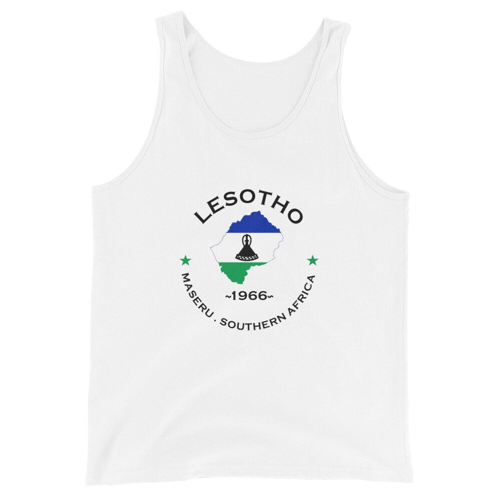 Lesothoan Unisex Tank Top