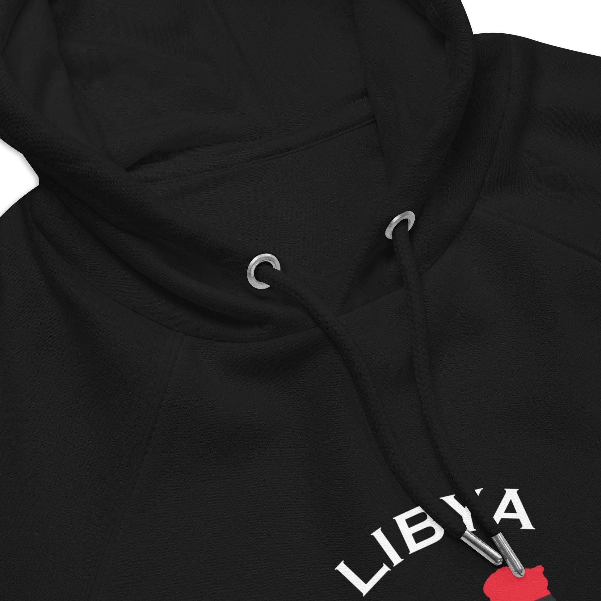 Libyan Unisex eco raglan hoodie