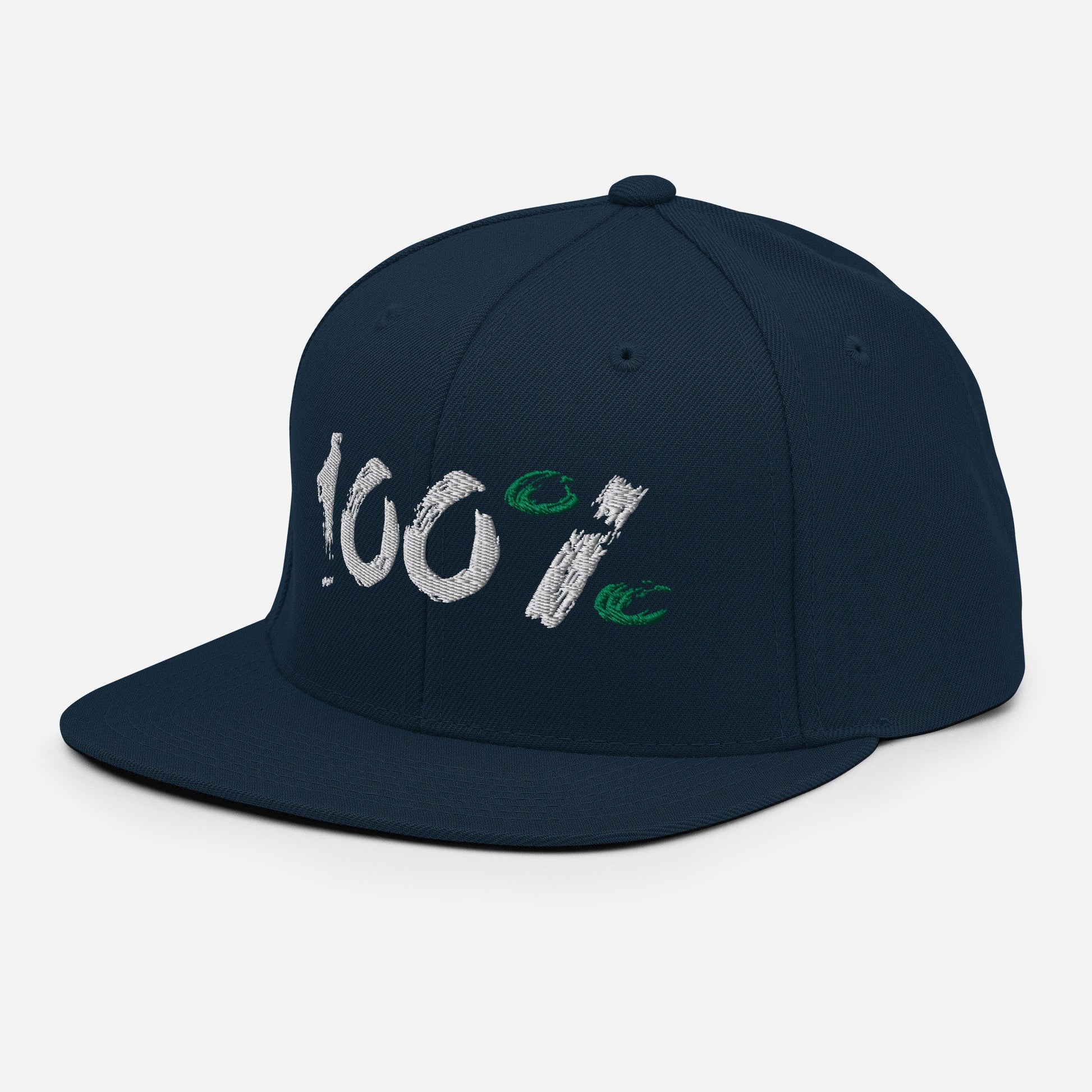 100% Nigerian Snapback Hat