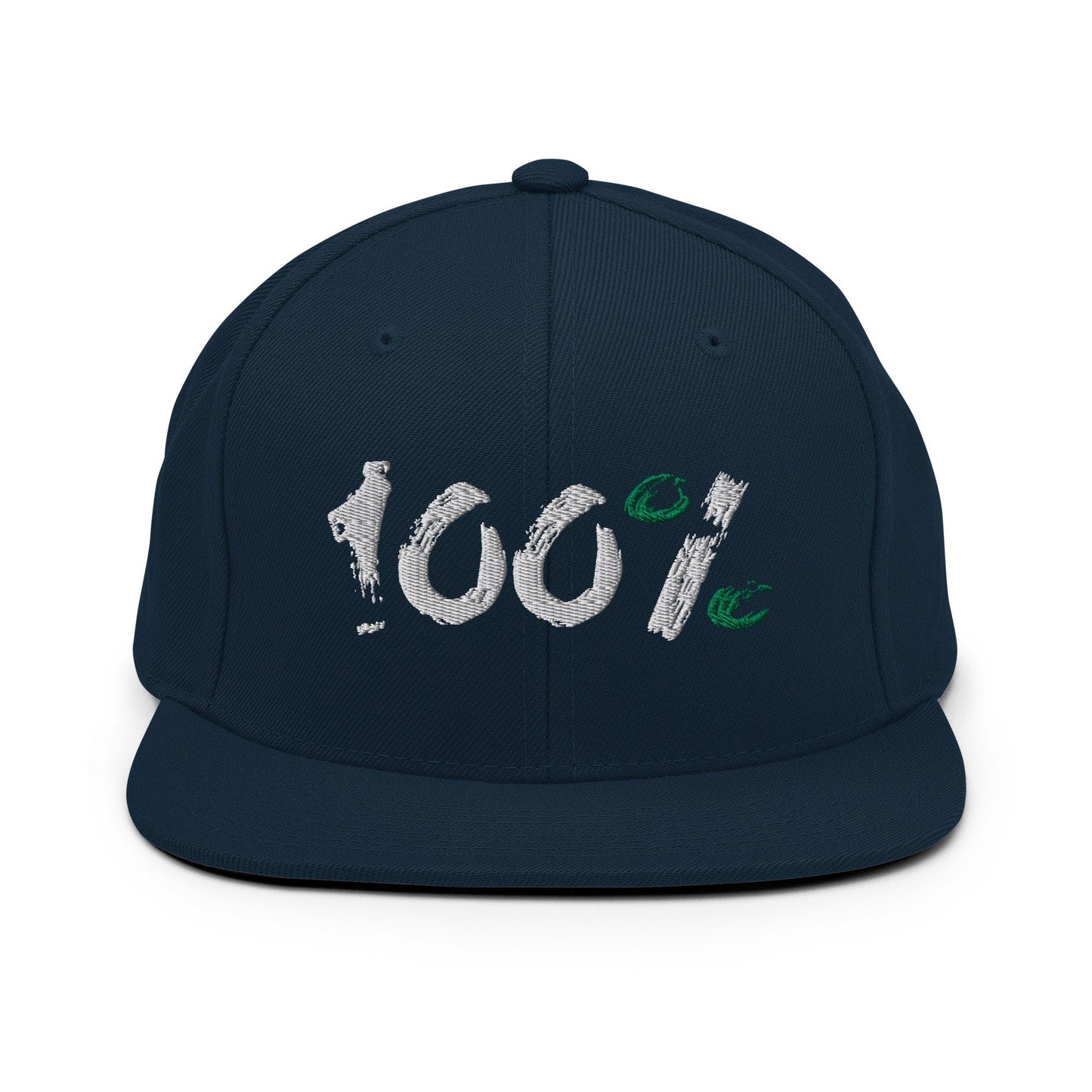 100% Nigerian Snapback Hat