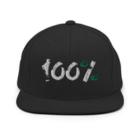 100% Nigerian Snapback Hat